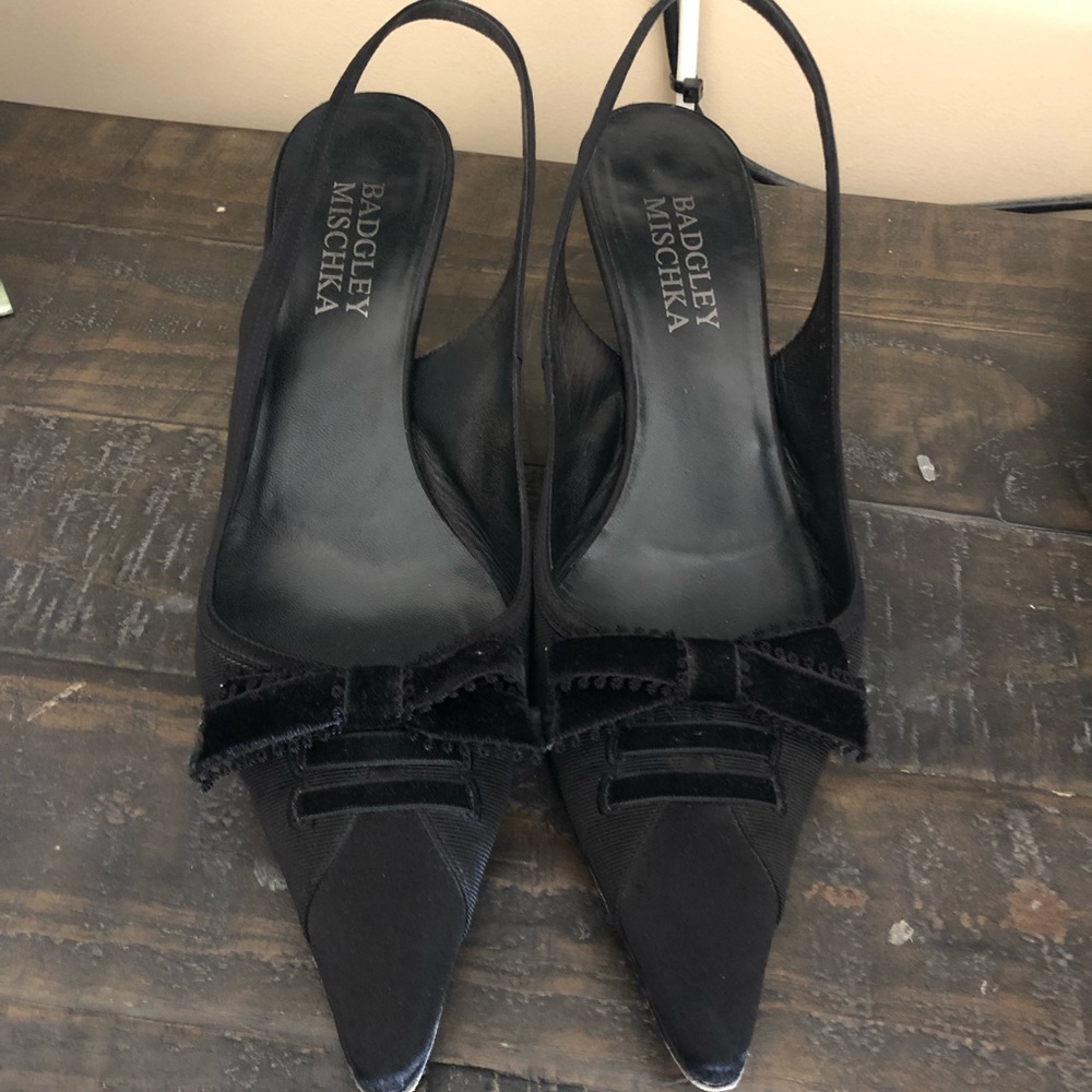 Badgley Mischka Gillespie black shoes size 8